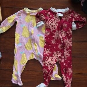 Red and Pink Kids One Piece Set